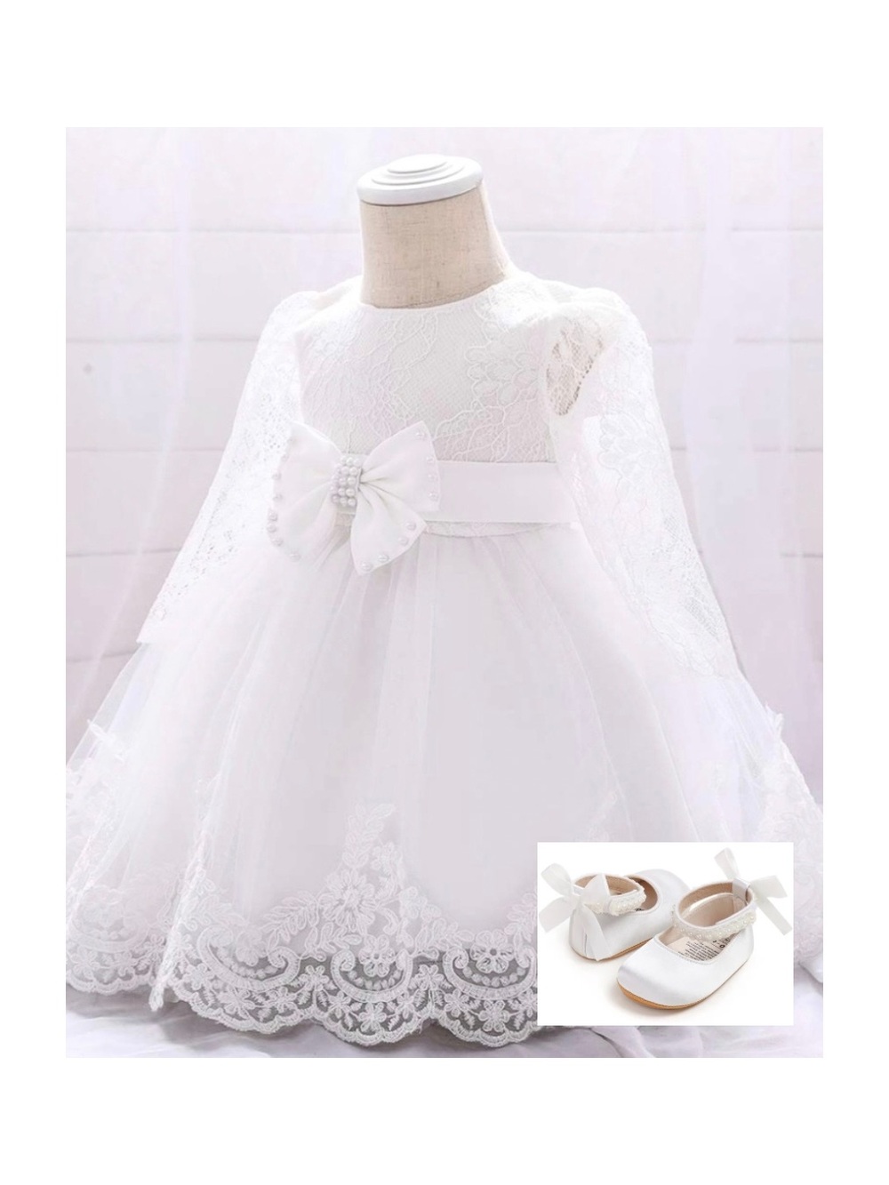 Baby Girls Special Ocassion Dress and matching Shoes